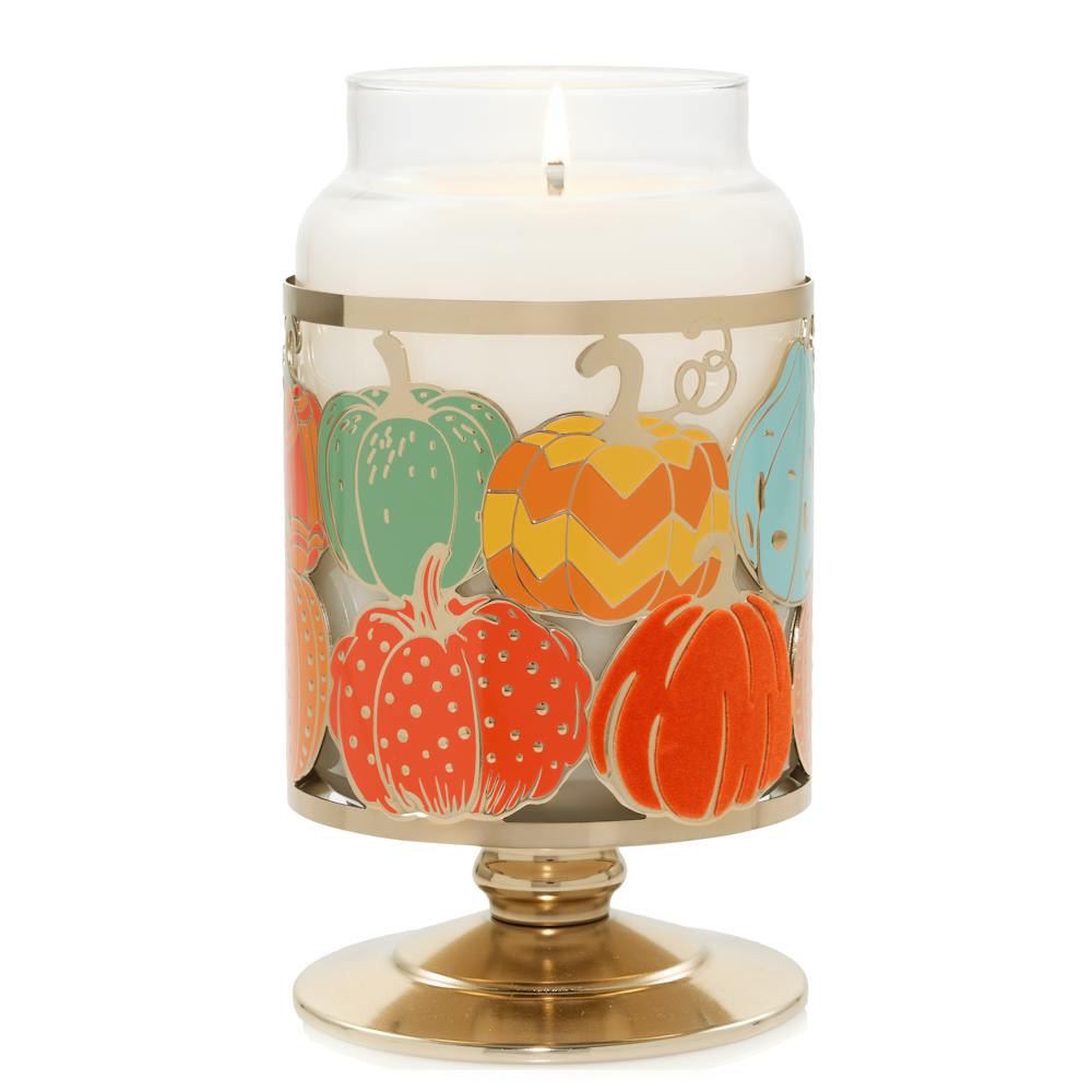 Fall Gourds Metal Holder