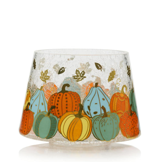 Fall Gourds Glass Shade